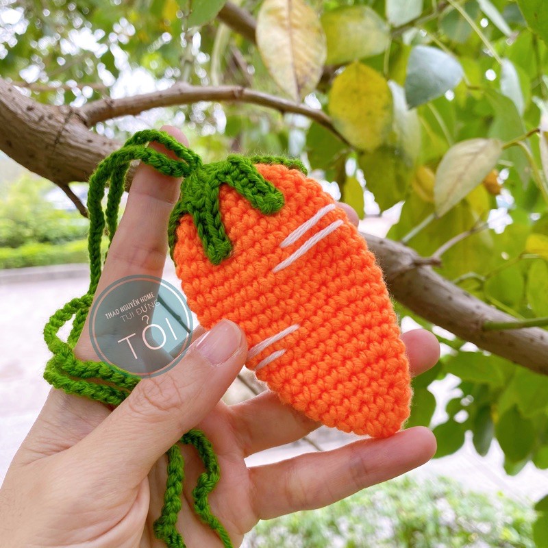 Túi đựng tỏi tránh vía tránh tà cho bé yêu hàng đan tay thủ công