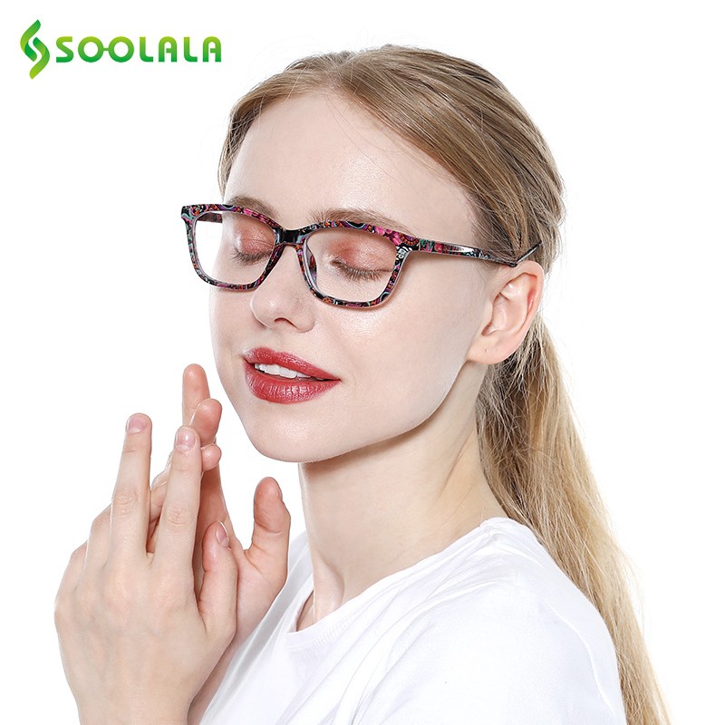 Kính Đọc Sách Solala Cho Nữ In vuông | BigBuy360 - bigbuy360.vn