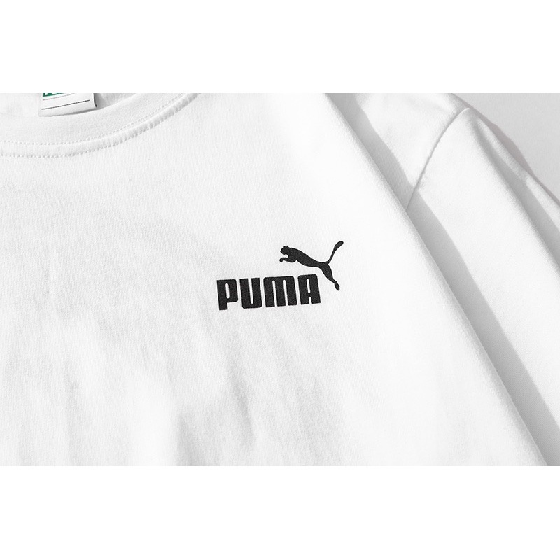 Áo Thun Cotton Tay Ngắn In Hình Cầu Vồng Puma Thời Trang Mùa Hè Cho Cặp Đôi