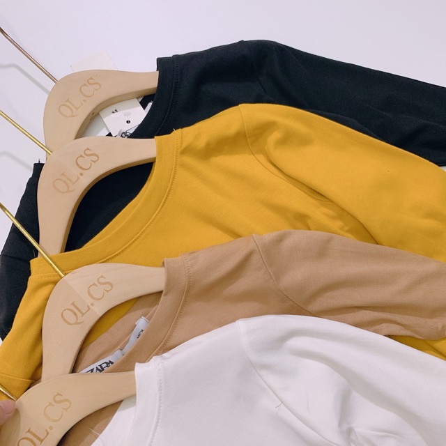 BÁN SỈ ÁO THUN CỔ TRÒN LEN ZIP TAY DÀI NỮ | BigBuy360 - bigbuy360.vn