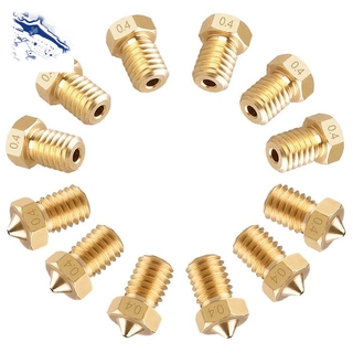 Bộ 12 đầu phun m6 0.4mm cho máy in 3d makerbot 3d