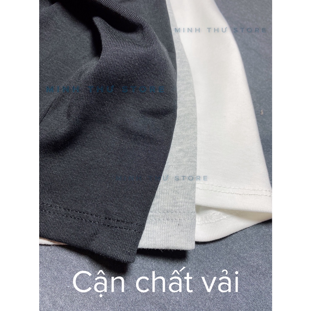Áo Thun Croptop Nữ Cổ Vuông Cotton Dày Mịn Cực Đẹp, Áo Thun Nữ Tay Cộc Croptop