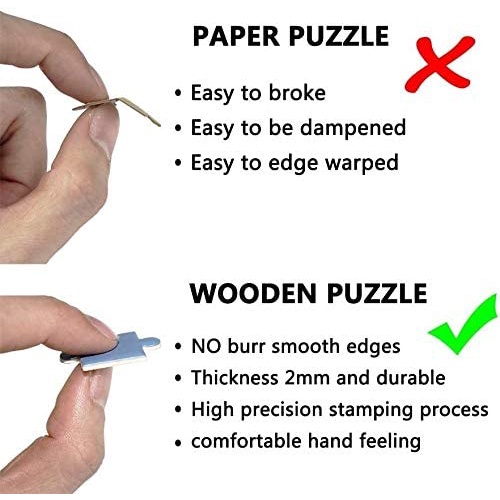 Bộ Xếp Hình 500 Mảnh Gỗ Nhiều Màu Sắc 150pc / 1000 Miếng Ghép Hình Thám Tử Conan Diy