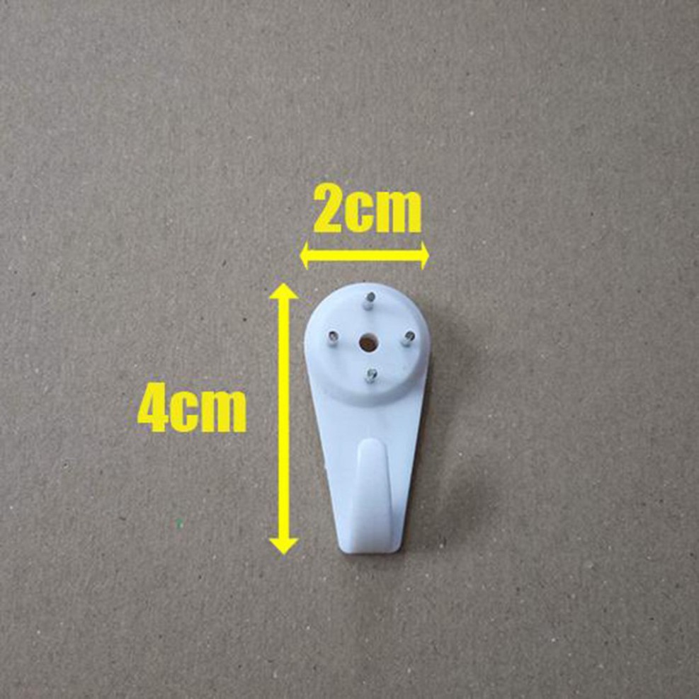 Móc Dán Tường  Trong Suốt, Treo Đồ Đa Năng, Chắc Chắn Không Cần Khoan Tường