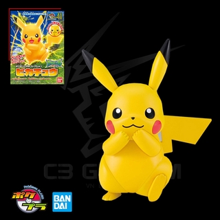 [Chính hãng] MÔ HÌNH LẮP RÁP BANDAI POKEMON PLASTIC MODEL COLLECTION 041 PIKACHU POKEMON PLAMO