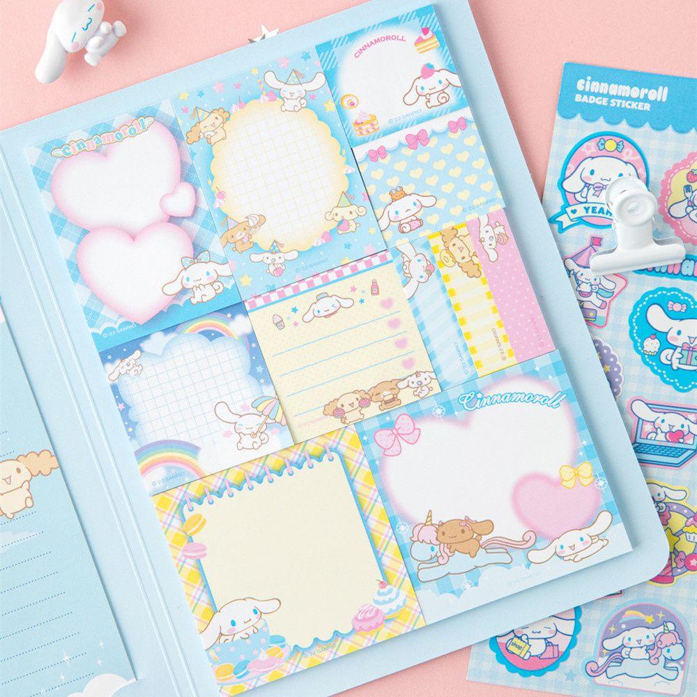 Sổ Tay Ghi Chú Họa Tiết My Melody Cinnamoroll Xinh Xắn