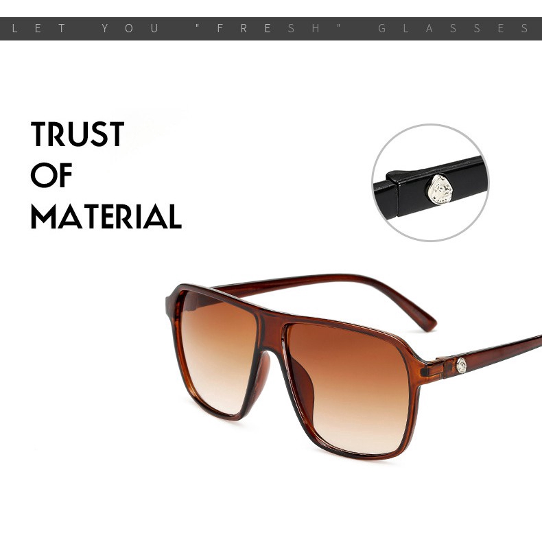 Kính Râm SAMJUNE Trang Trí Hình Đầu Lâu Gọng Vuông Kiểu Steampunk Cổ Điển Cho Nam