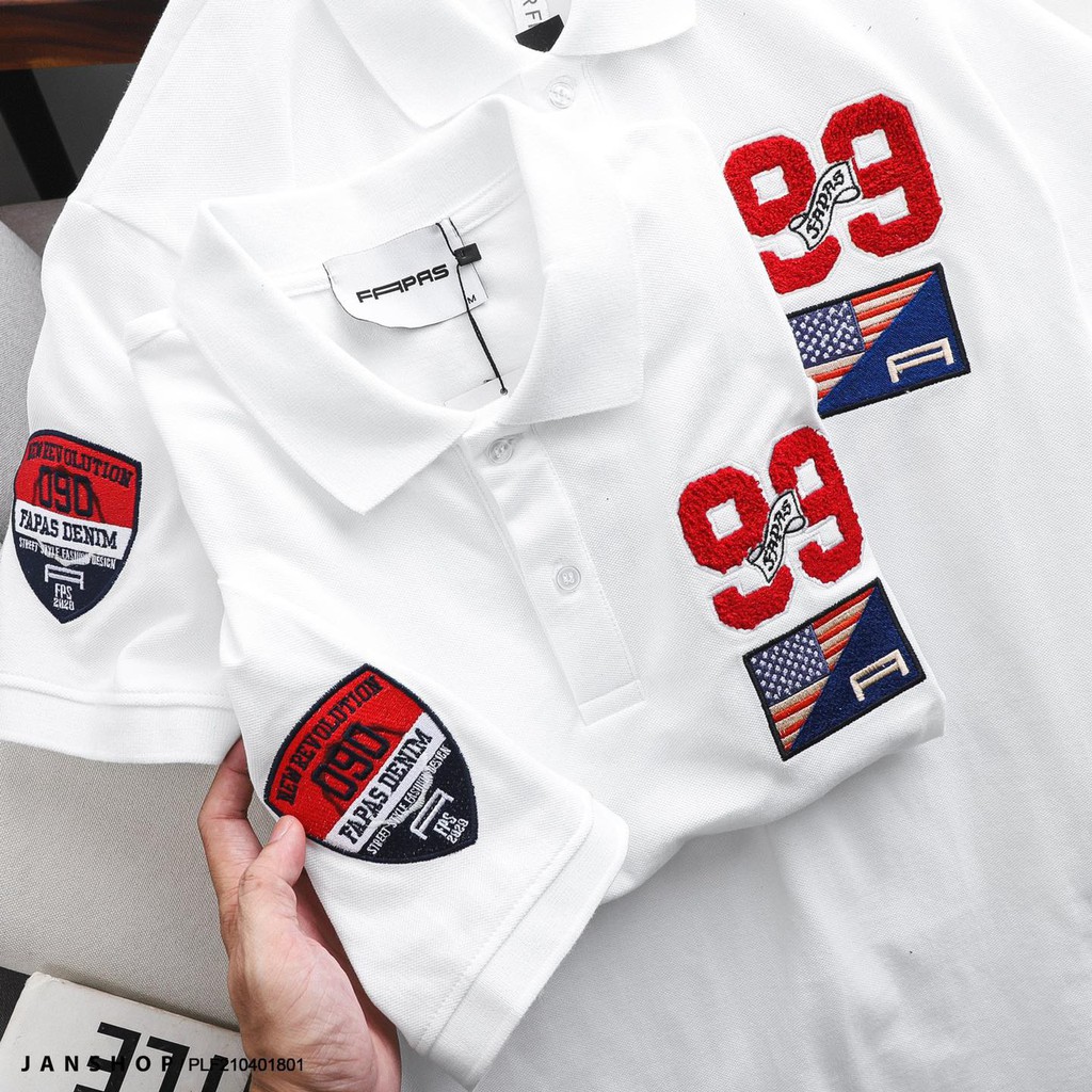 POLO FAPAS TRẮNG 99
