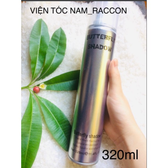 [CHÍNH HÃNG,CHECK CODE,BẢO HÀNH] Gôm xịt tócBUTTERFLY SHADOW 320&600ml cao cấp hàng chuẩn.