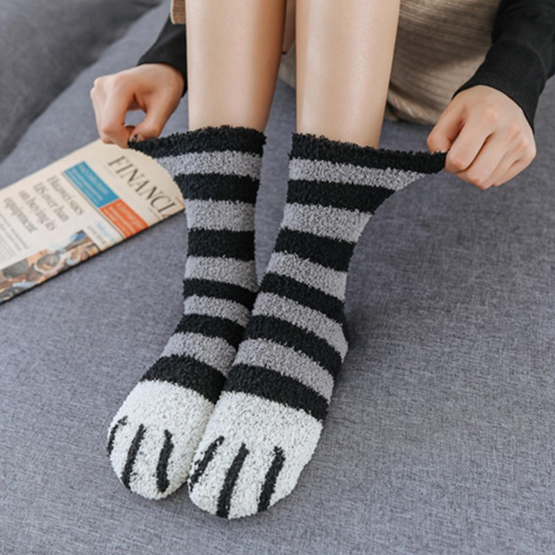 Vớ cho nữ mềm mại hình chân mèo đáng yêu