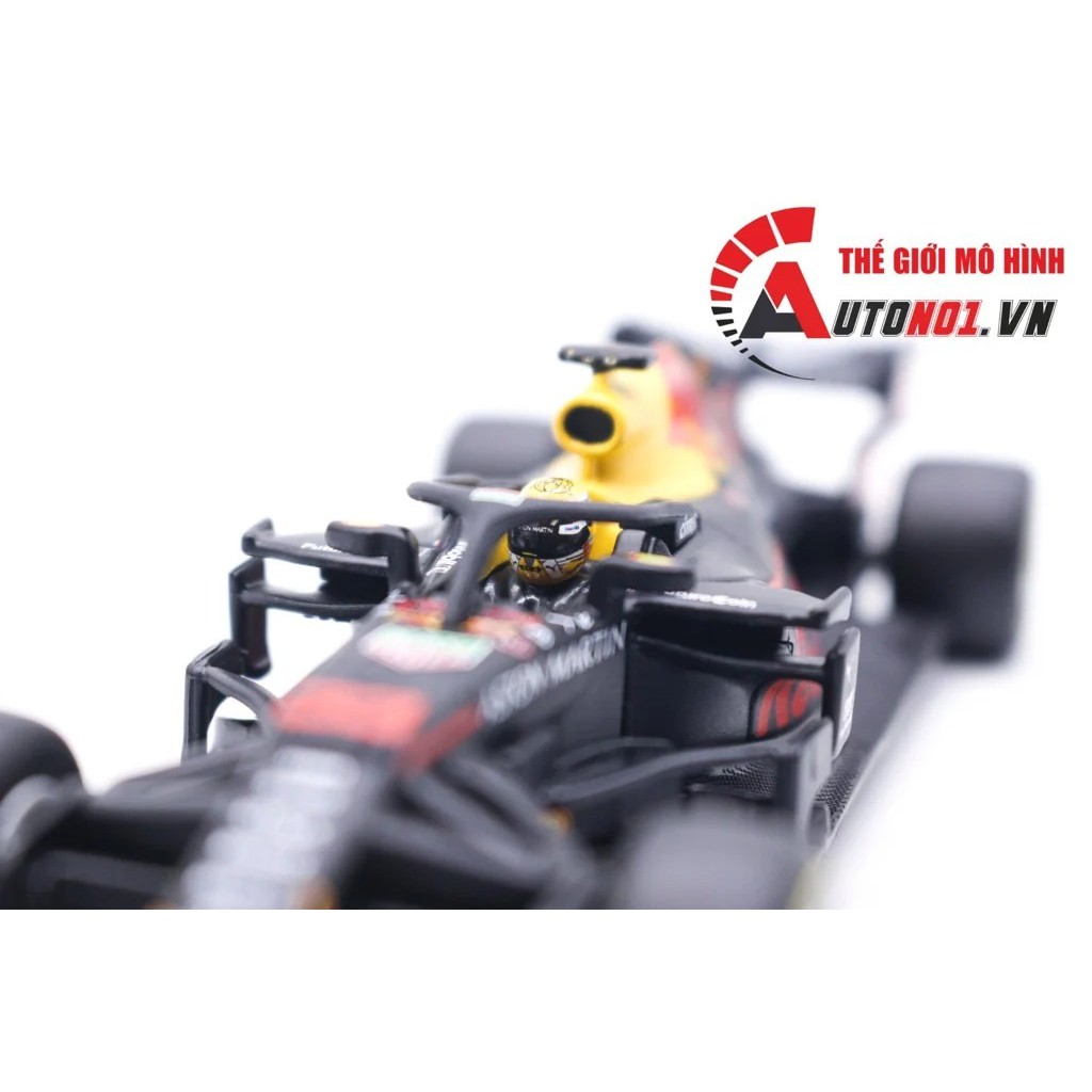 MÔ HÌNH XE F1 REDBULL RACING HEUER RB15 HỘP MICA 1:43 BBURAGO 7542