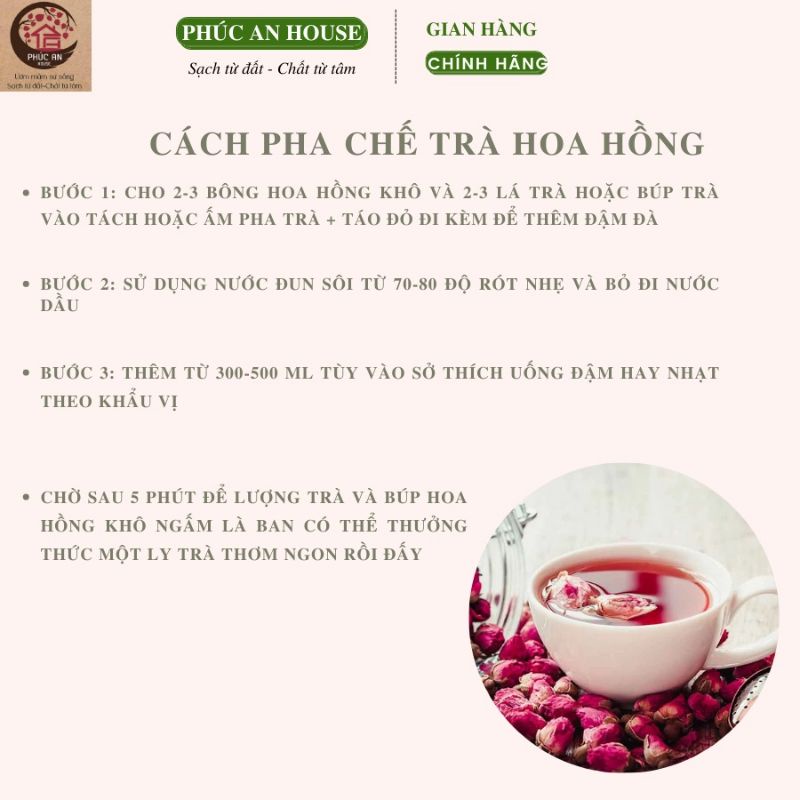 Trà hoa hồng Phúc An House