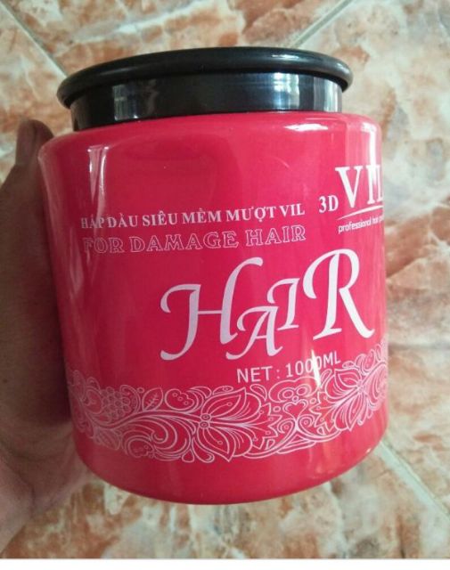 Dầu hấp tóc 3D VIL HAIR 1000ml | BigBuy360 - bigbuy360.vn