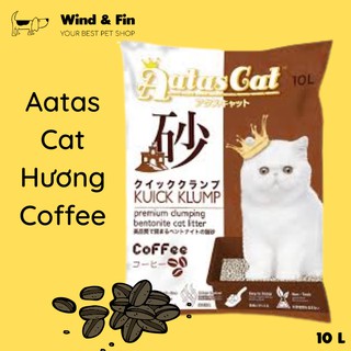 Cát vệ sinh cho mèo Aatas Cat Cat Litter Cafe 10L