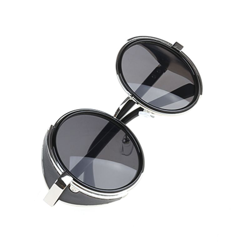 Kính Mát Gọng Tròn Phong Cách Steampunk 50s Thời Trang Vintage