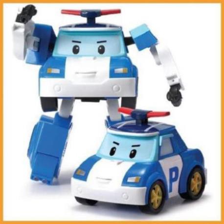 Bộ 4, 6 xe Robocar Poli Robot Biến Hình EMA gối êm cho người việt