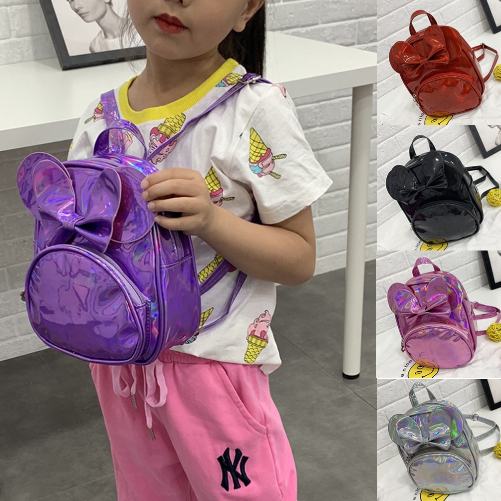 ✦LD-Toddler Children Boys Girls Cute Cartoon Backpack Schoolbag Bowknot Bag Rucksack