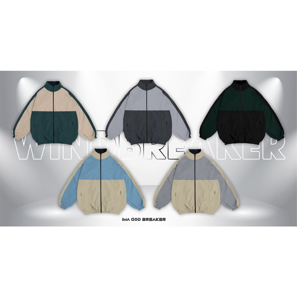 Áo Khoác Gió Windbreaker iMA God Breaker Local Brand