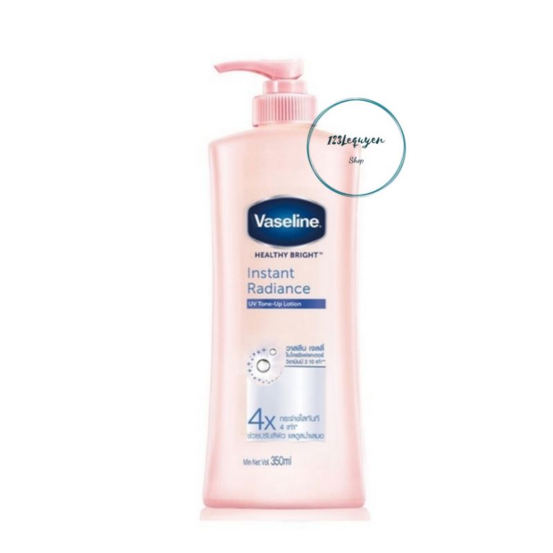 Sữa Dưỡng Thể Vaseline Nâng Tông Sáng Da Tức Thì 350ml