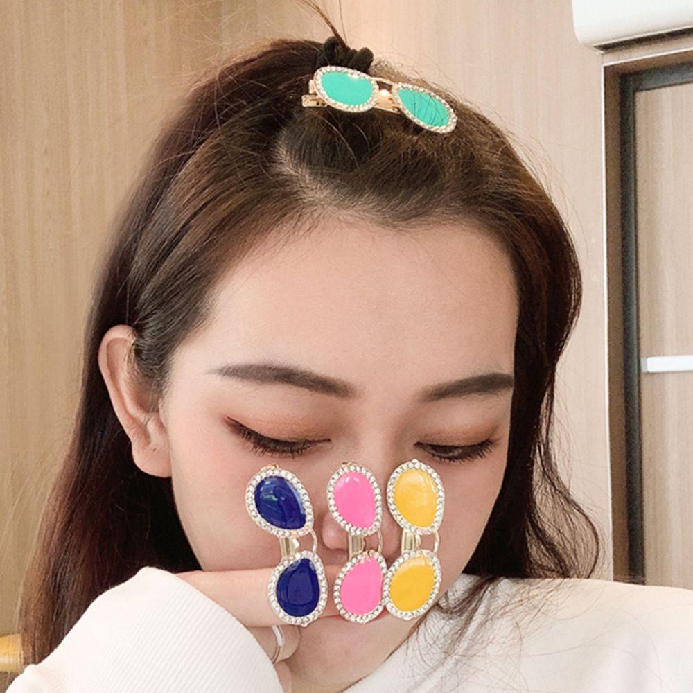 Kẹp Tóc Hình Kính Mát Phong Cách Hàn Quốc Dễ Thương WMES15H