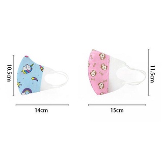 Set 5 khẩu trang 3 lớp cho bé
