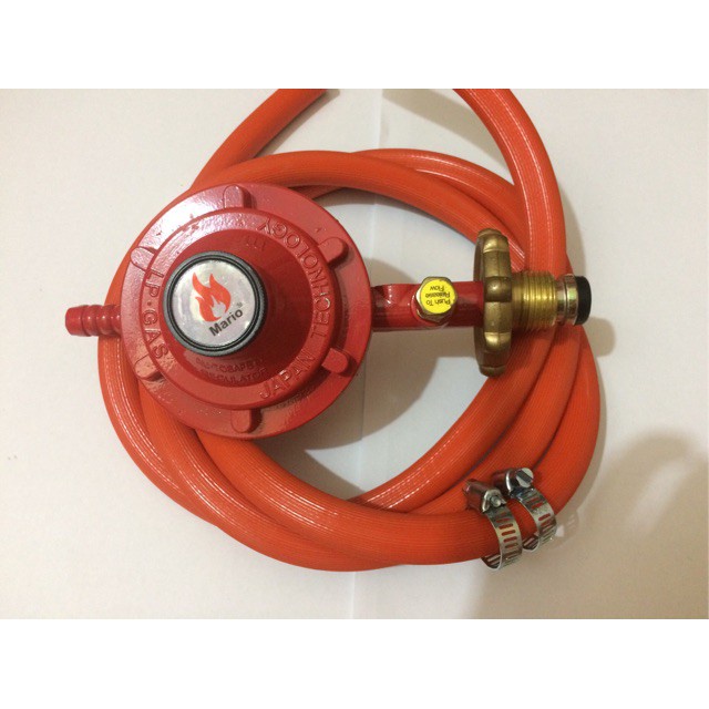 Van gas an toàn Mario Mr-688 - Điều áp ngắt gas tự động, Tặng kèm dây dẫn gas + 2 Kẹp siết