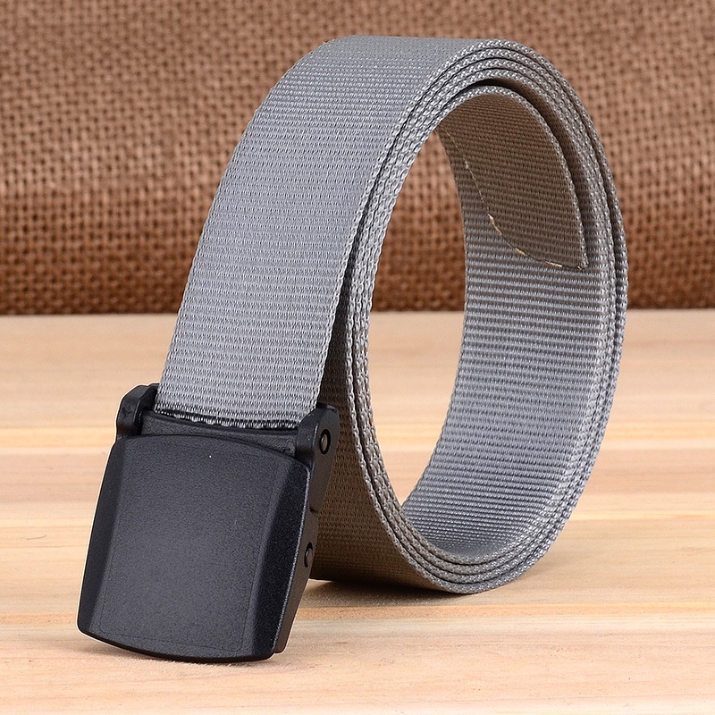 Thắt Lưng Nylon Khóa Nhựa Mỏng Thời Trang Dành Cho Nam Và Nữ