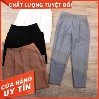 Quần Baggy Cúc Bọc