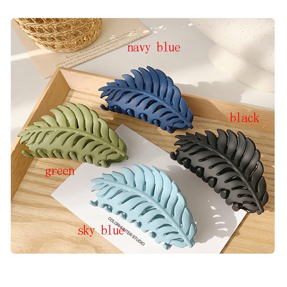 Kẹp Tóc Đuôi Ngựa Cỡ Lớn Màu Trơn Thời Trang