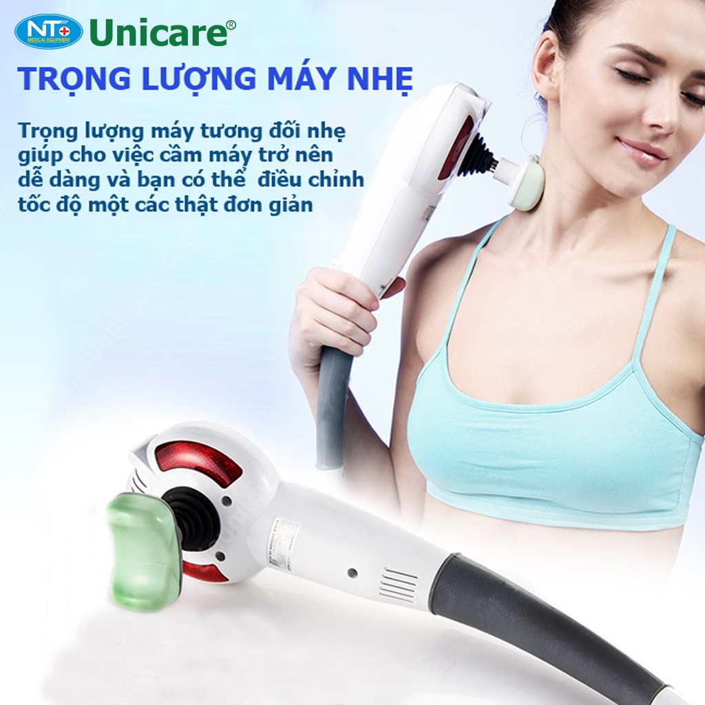 Máy Massage Cầm Tay Hồng Ngoại 7 Đầu: Unicare King Massager UC-W3013
