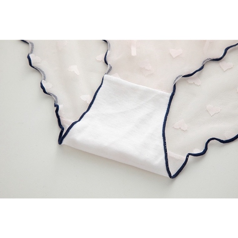 Quần Lót Ren Sexy Viền Màu Phối Họa Tiết Trái Tim Gợi Cảm Quyến Rũ H006, quần ren sexy, dễ thương, quyến rũ | BigBuy360 - bigbuy360.vn