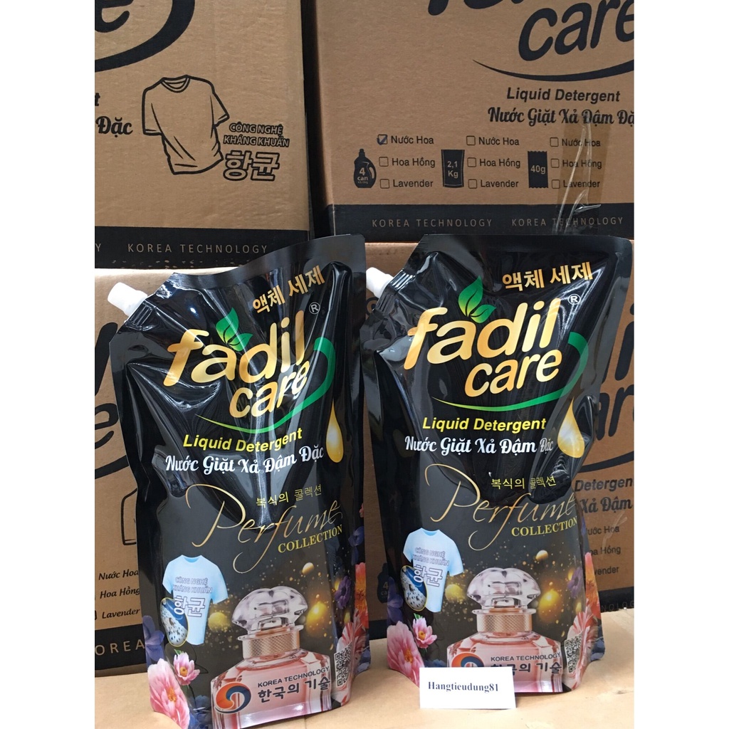 NƯỚC GIẶT,XẢ ĐẬM ĐẶC FADIL CARE,công nghệ Hàn Quốc 2,1 kg