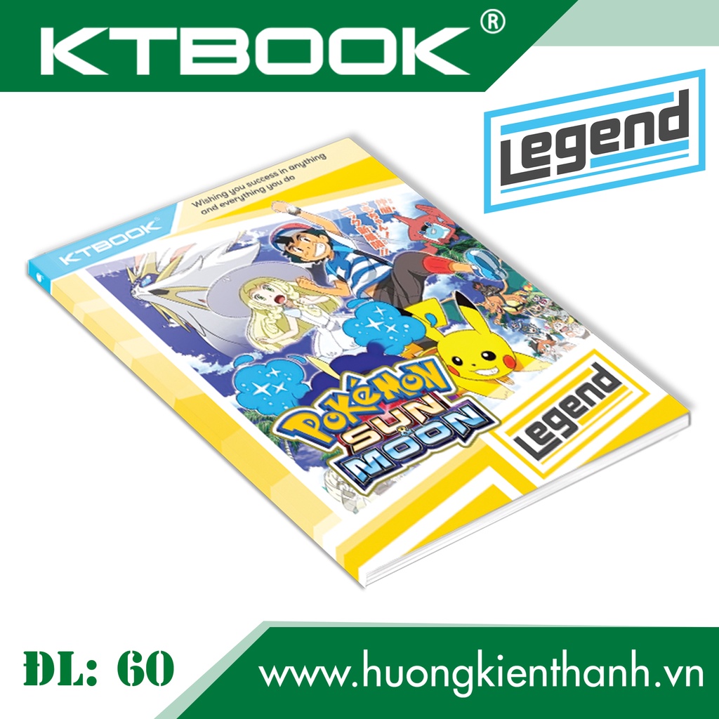 Gói 10 cuốn Tập Học Sinh Cao Cấp Giá Rẻ Legend giấy trắng ĐL 60 gsm - 96 trang