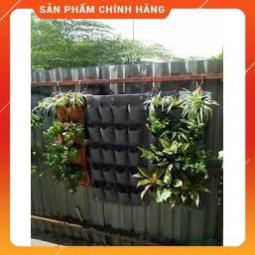 Túi trồng cây treo tường 18 lỗ.