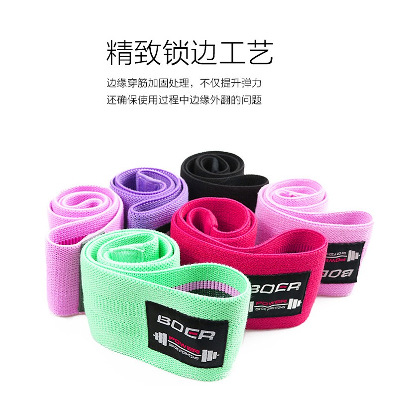 Dây đai kháng lực bằng latex co giãn chống trượt dùng tập thể hình thiết kế chuyên dụng