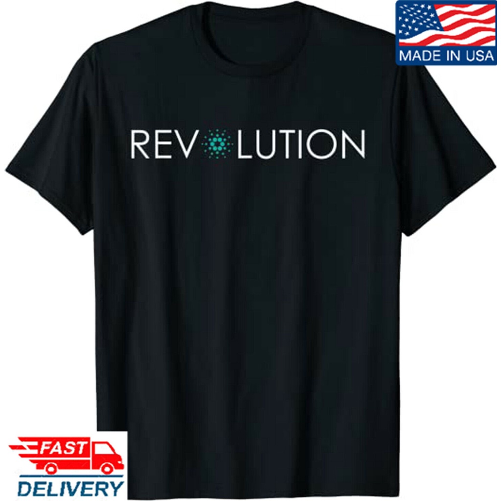 Áo thun Cardano Cryptocurrency Ada Coin Token Cardano Revolution, Áo thun Ada Coin