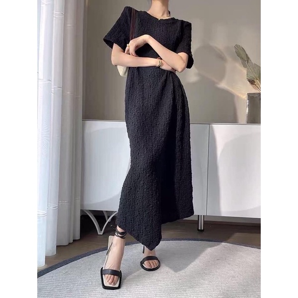 VÁY XUÔNG XỐP DÁNG DÀI