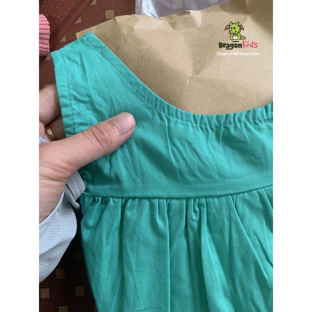 Váy đầm bé gái dáng suông 3 tầng size lớn Dragon Kids