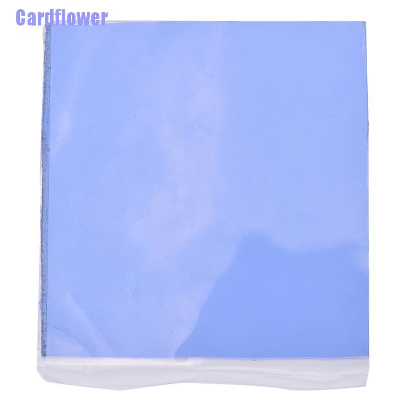 (Hàng Mới Về) Tấm Tản Nhiệt Làm Mát Cpu Bằng Silicon Màu Xanh Dương 100mm X 100mmx1.5mm | BigBuy360 - bigbuy360.vn