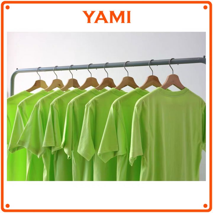 Áo thun trơn tay ngắn BIG SIZE,Áo phông trơn tay ngắn màu xanh leon nổi bật mặc nhóm