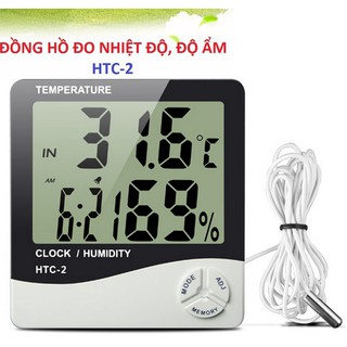 Máy đo độ ẩm, nhiệt độ ngoài trời, trong nhà HTC2