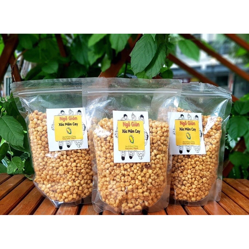 500gr ngô giòn xóc mắm cay