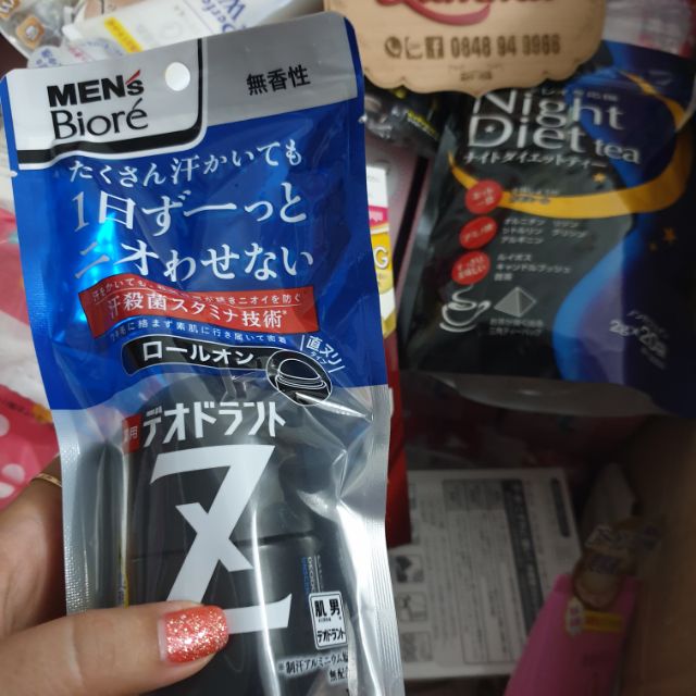 [có Bill ] Lăn khử mùi Biore Men