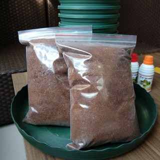 Xơ dừa đã xử lý túi nhỏ 300gram, chuyên dùng để ươm hạt trồng rau, củ quả, hoa cảnh
