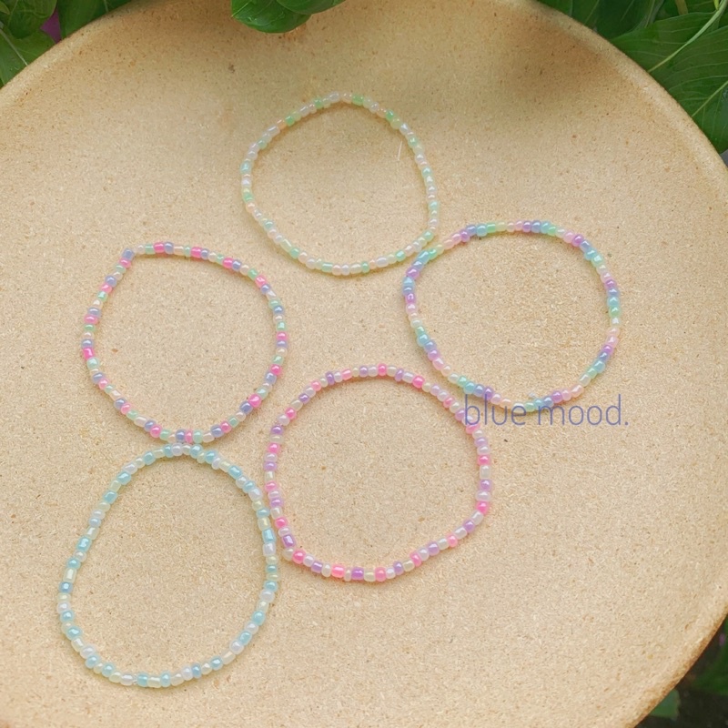 Vòng tay handmade hạt cườm dạng thun Dream Girls 🧚🏻‍♀️✨ #fromBlue