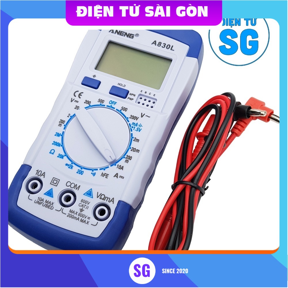 Đồng hồ điện tử ANENG A830L
