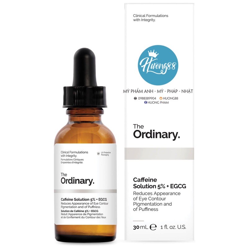 30ml Serum mắt The Ordinary Caffein Solution 5% EGCG