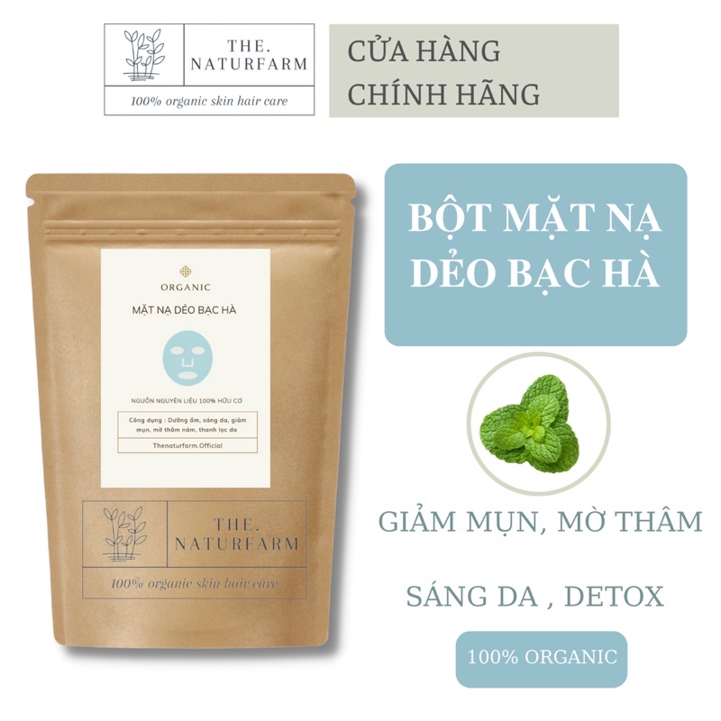 Mask dẻo chính hãng Naturfarm [ 50gr ] Mặt nạ dẻo spa chuyên dùng các loại