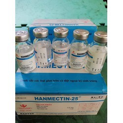 [Mã PET50K giảm Giảm 10% - Tối đa 50K đơn từ 250K] Hanmectin-25 (10ml/lọ)