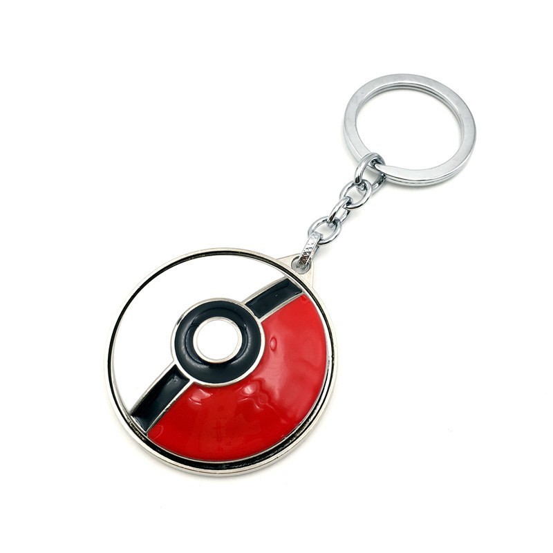 Anime Game ρokemon Go Rotatable Poké Ball Keychain Souvenir Collectibles Gift